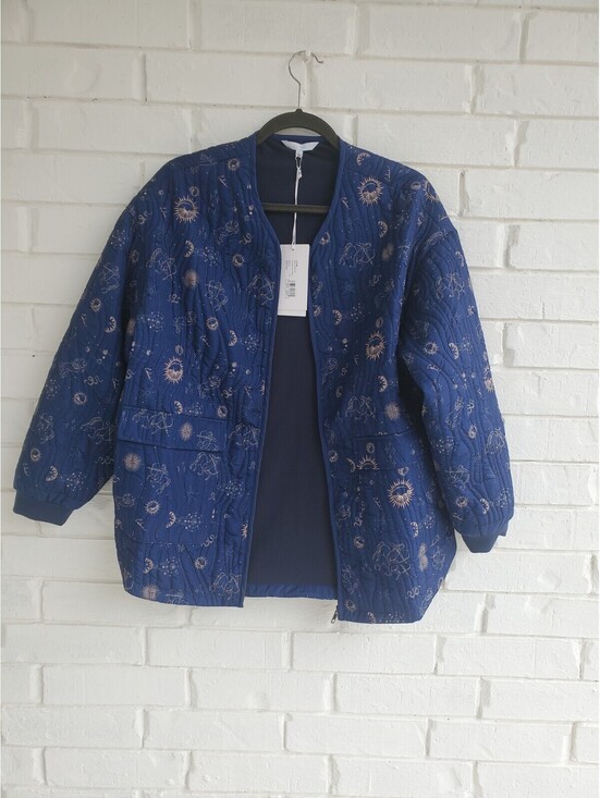 Johnny Was Jackets & Blazers - $240 Calme by Johnny Was Yessi Quilted Astrology Softshell Zip Jacket Medium